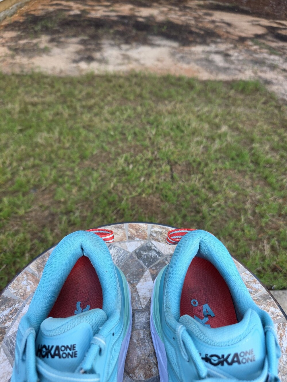 Hoka Bondi 7 1110519 AEBL Aquarelle Running Shoes Sneakers Women's Size 8 - Picture 8 of 9